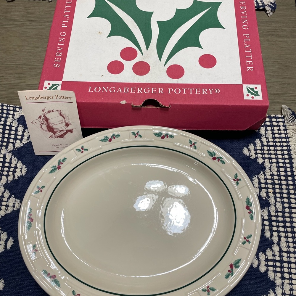 Longaberger serving platter